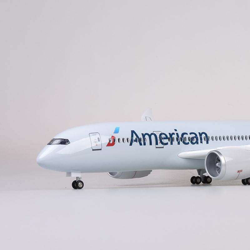 1:130 American Airlines Boeing 787 Airplane Model 18" Decoration & Gift (LED) - Image 4
