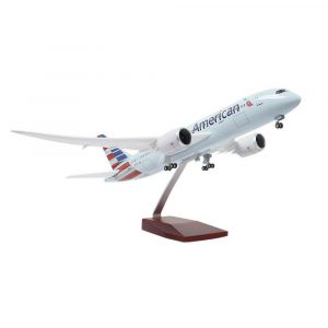 1:130 American Airlines Boeing 787 Airplane Model 18" Decoration & Gift (LED)