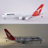 Qantas Airlines Airbus A380 Airplane Model