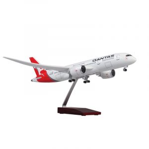 1:130 Qantas Airways Boeing 787 Airplane Model 18” Decoration & Gift (LED)