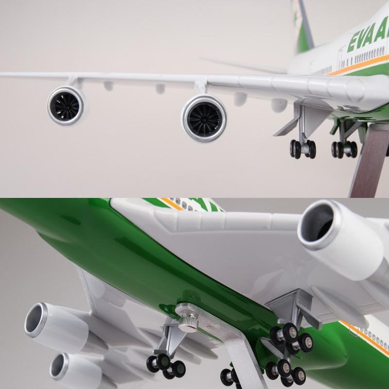 1:150 Taiwan Eva Air Boeing 747 Airplane Model 18” Decoration & Gift - Image 6