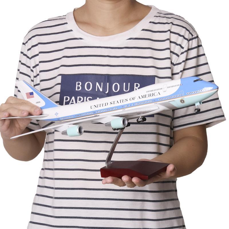 1:150 USAF Air Force One Boeing Airplane Model 18″ Decoration & Gift - Image 4