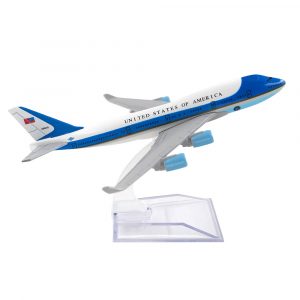 1:400 USAF Air Force One B747 Airplane Model Metal Diecast