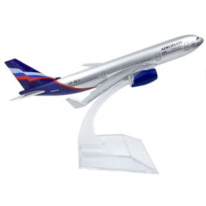 1:400 Aeroflot Russian Airlines AirBus A330 Passenger Plane Diecast Model
