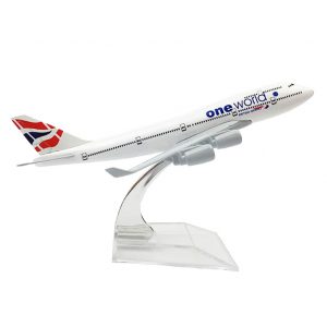 1:400 British Airways (One World) Boeing 747 Airplane Metal Diecast Model