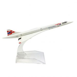 1:400 British Airways Concorde Aircraft Model Airplane Metal Diecast