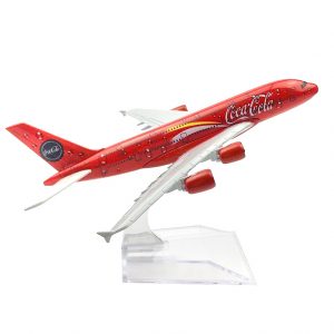 1:400 Coca Cola Airlines A380 Airplane Metal Diecast Model