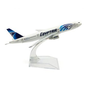 1:400 Egyptair Boeing 777 Airplane Metal Diecast Model
