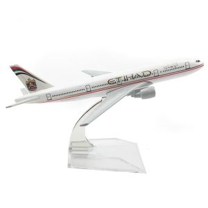 1:400 Etihad Airways Boeing 777 Airplane Metal Diecast Model