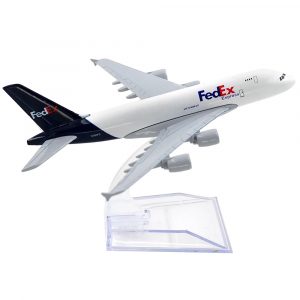 1:400 FedEx Express Airbus A380 Aircraft Model Metal Diecast