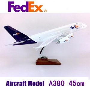 1:150 FedEx Airbus 380 Airplane Model 18” Decoration & Gift