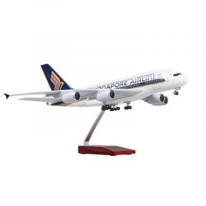 1:160 Singapore Airlines Airbus 380 Airplane Model 18” Decoration & Gift