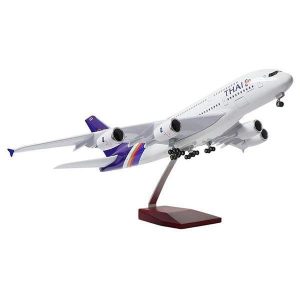1:160 Thai Airways Airbus 380 Airplane Model 18” Decoration & Gift