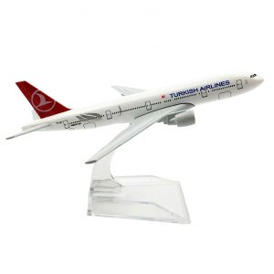 1:400 Turkish Airlines Boeing 777 Airplane Metal Diecast Model