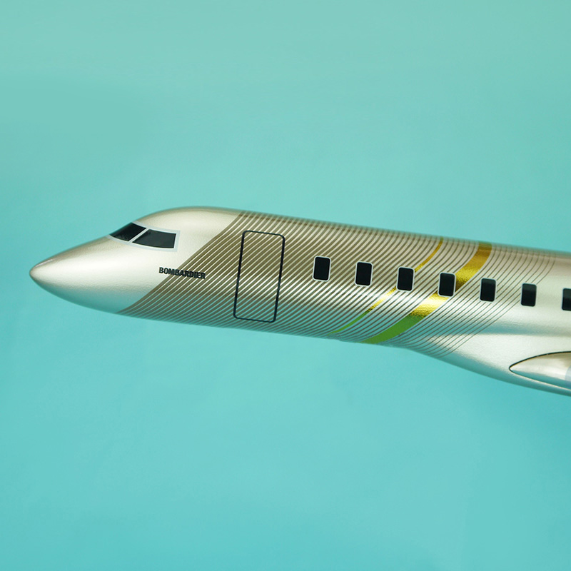 1:72 Bombardier Global 7500 Business Jet Model Airplane - Image 6