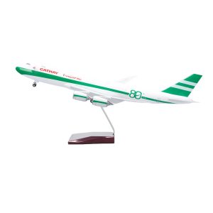 Cathay Pacific Boeing 747 80th Anniversary Retro Livery Airplane Model